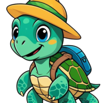 Friendly Turtle Mascot Trekker (1) (1)